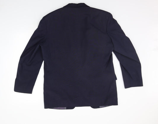 Mens UK Size 40 George Arthur Dunn Regular Blue Suit Jacket