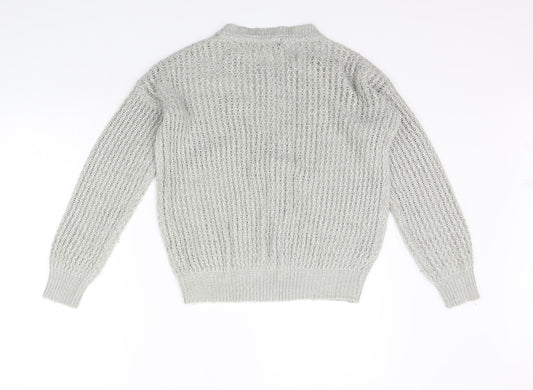 Womens UK Size 6 Atmosphere Grey Pullover Jumper