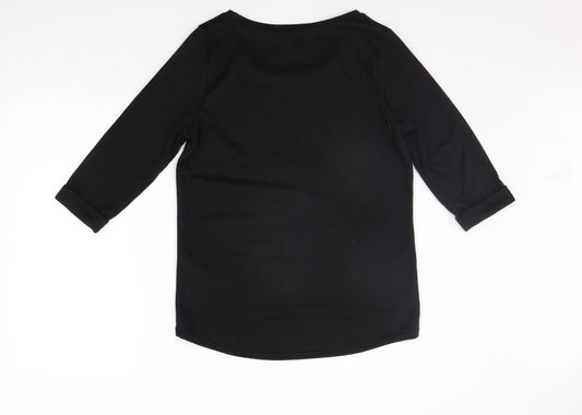 Womens UK Size 12 New Look Black Pullover Jumper