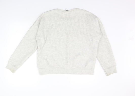 New Look Girls White Pullover Jumper Size 14-15 Years - washable mark