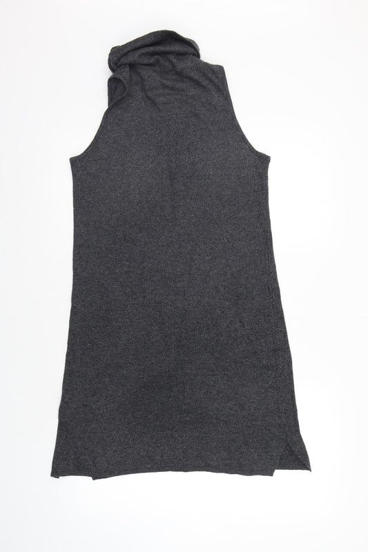 New Look Womens Grey Jumper Dress Size 10