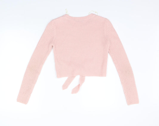 Womens UK Size 8 Select Pink Pullover Jumper