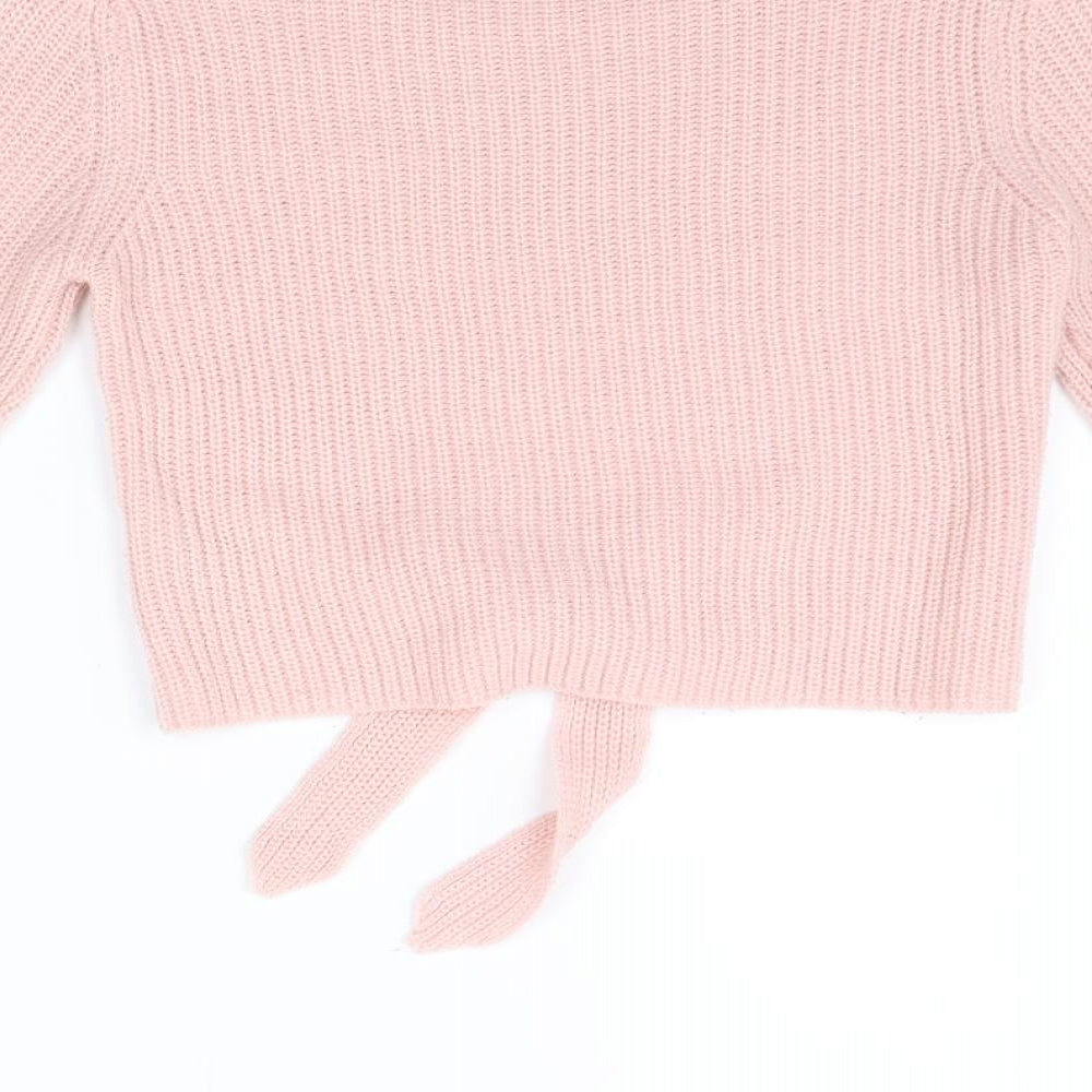 Womens UK Size 8 Select Pink Pullover Jumper