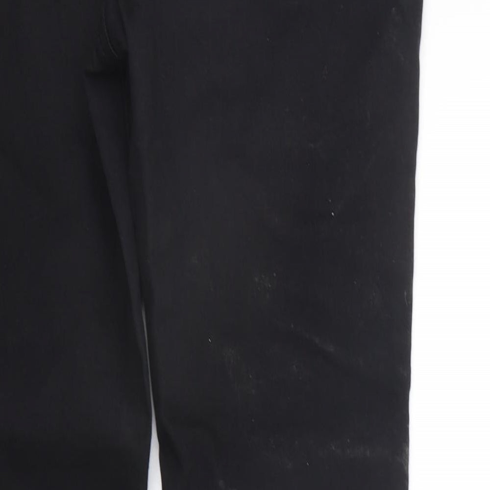 George Womens Black Trousers Size 12 L27 in