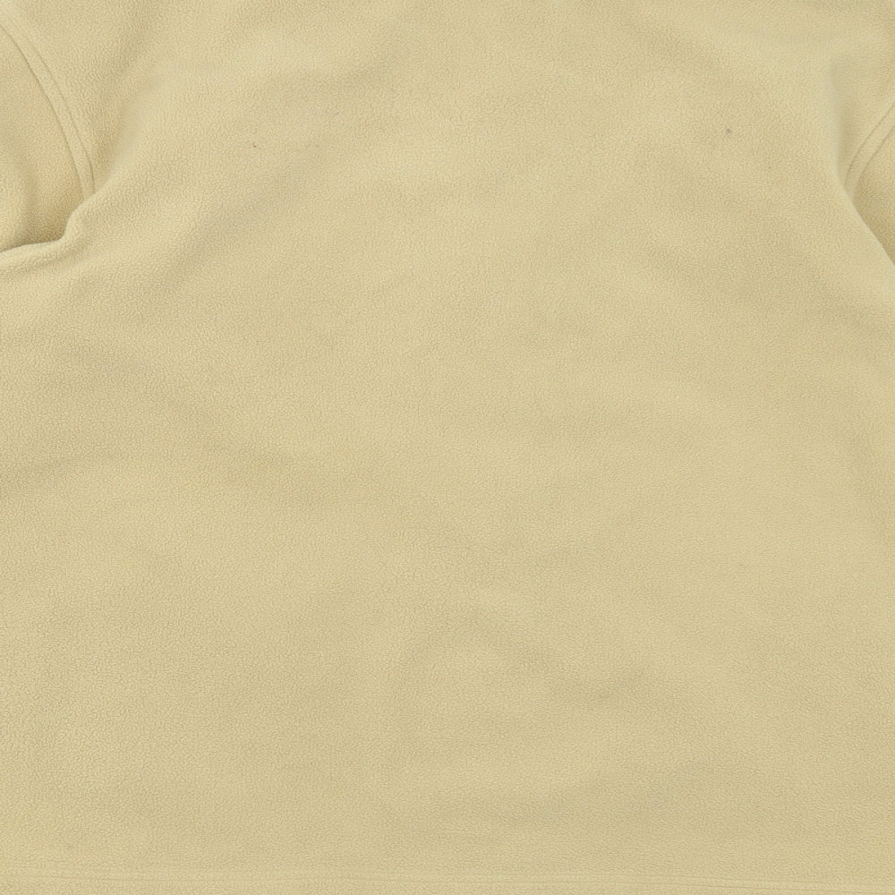 Womens UK Size 14 St Michael Yellow Full Zip Jumper