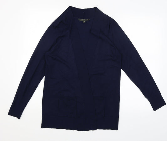 Womens UK Size 12 Love Knitwear Blue Wrap Jumper