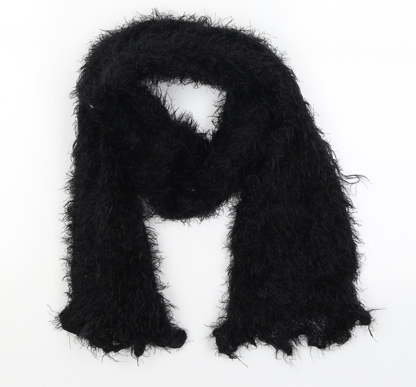 Preworn Womens Black Scarf