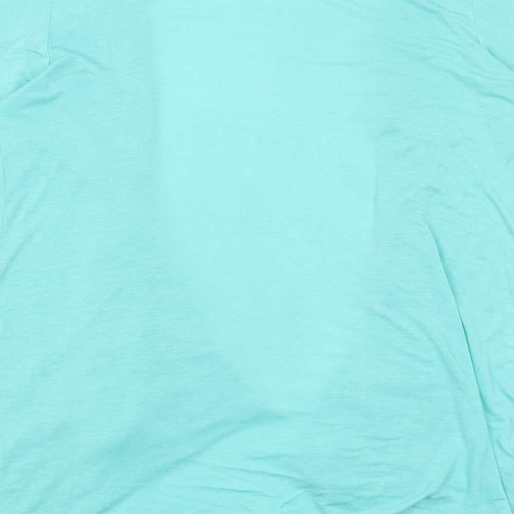 Womens UK Size 14 Be You Blue Wrap Jumper