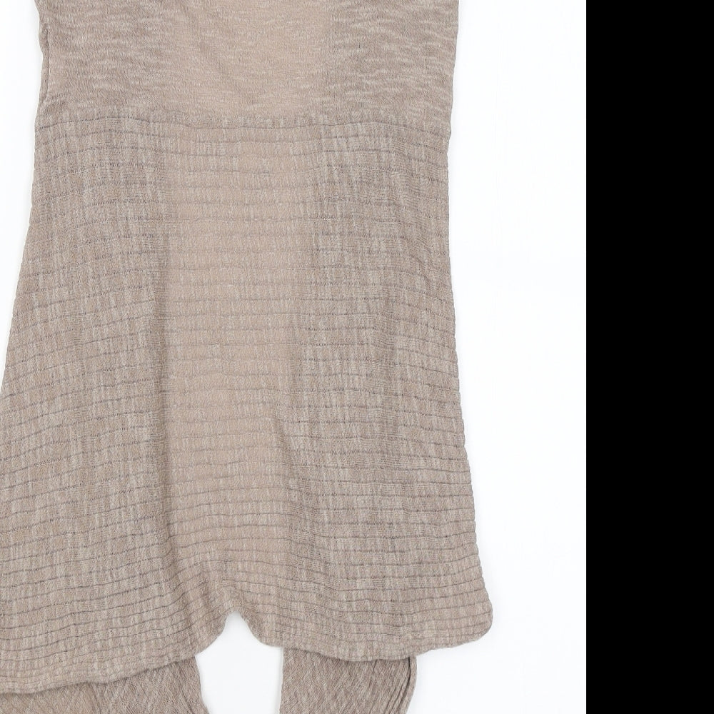 Atmosphere Womens Brown Wrap Jumper Size 8