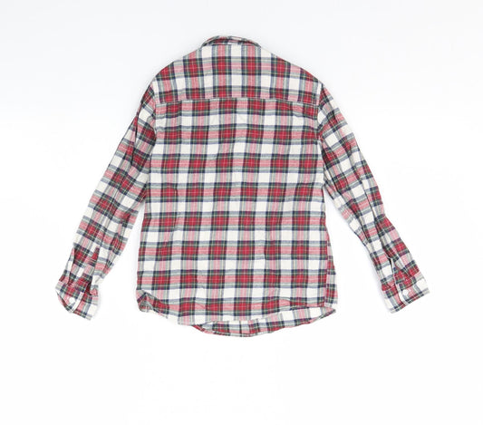NEXT Boys Red Check Basic Button-Up Size 5 Years