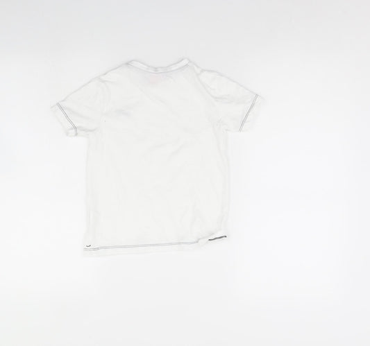 Slazenger Boys White Basic T-Shirt Size 5 Years