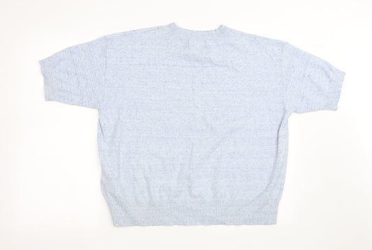 Womens UK Size L Marks and Spencer Blue Pullover Sweatshirt