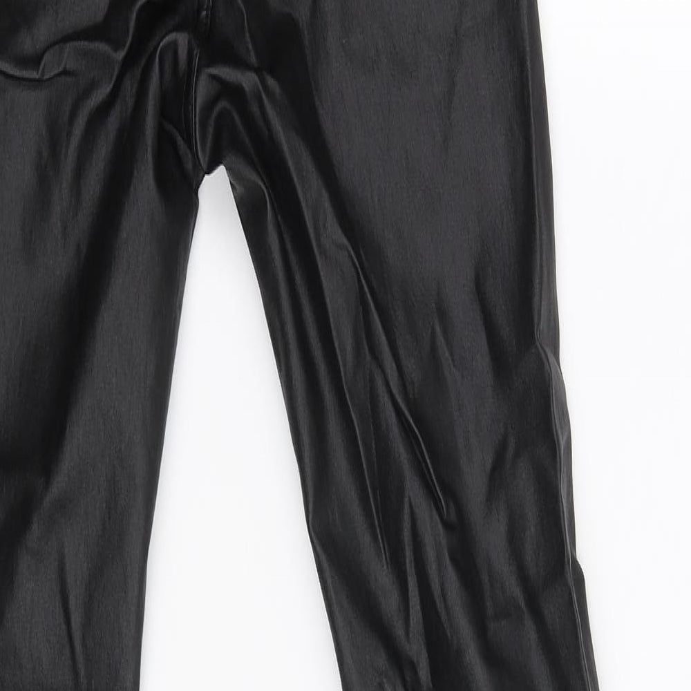 Womens UK Size S Gold SK Regular Fit Skinny Black Jeans