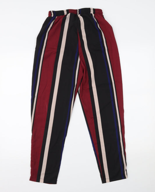 Womens UK Size 6 PRETTYLITTLETHING Regular Fit Multicoloured Trousers
