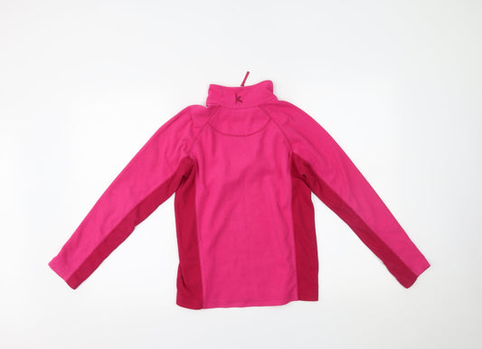 Mountain Life Girls Pink Henley Jumper Size 11-12 Years