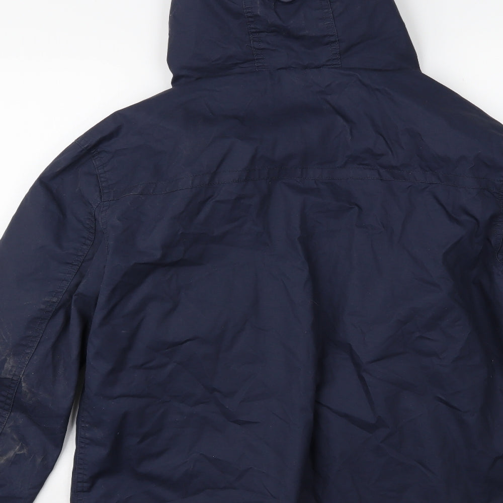 Soviet Womens Blue Varsity Jacket Coat Size M
