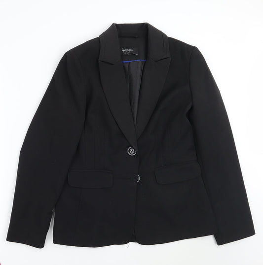 Womens UK Size 10 BHS Black Jacket