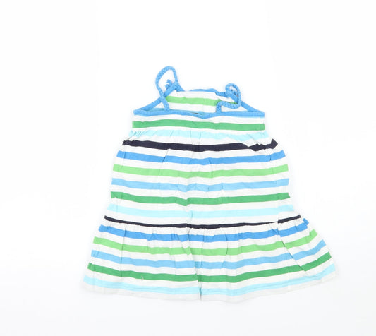 Gap Girls White Striped A-Line Size 2 Years