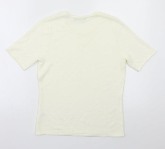 Womens UK Size S BM Ivory Pullover Jumper