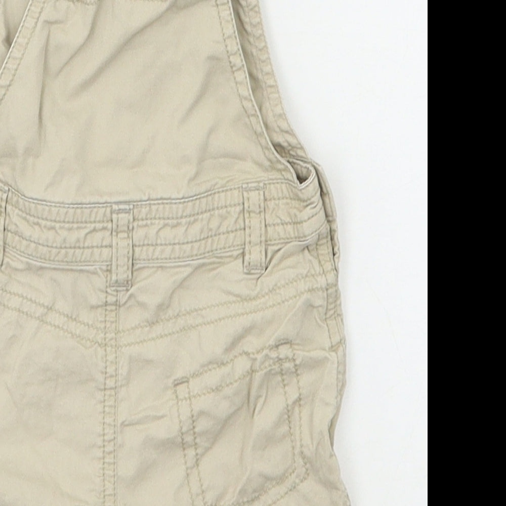 Brand and care label for Preworn Baby Beige Cargo Trousers, size 0-3, Months