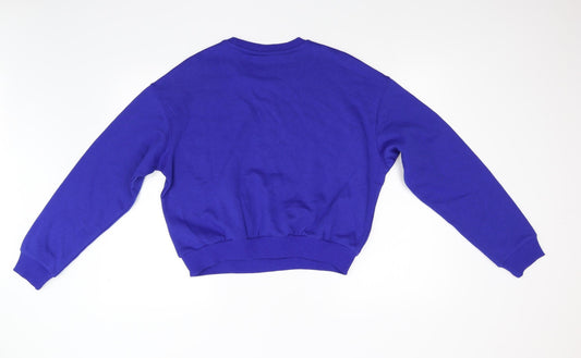 Divided Womens Blue Pullover Sweatshirt Size M