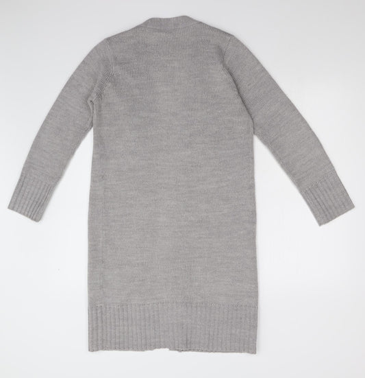 Peacock's Womens Grey Cardigan Jumper Size S