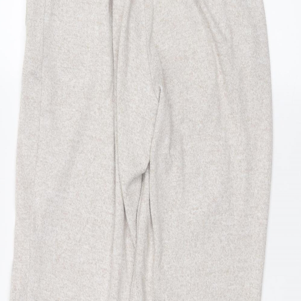 F&F Womens White Sweatpants Trousers Size 8 L25 in