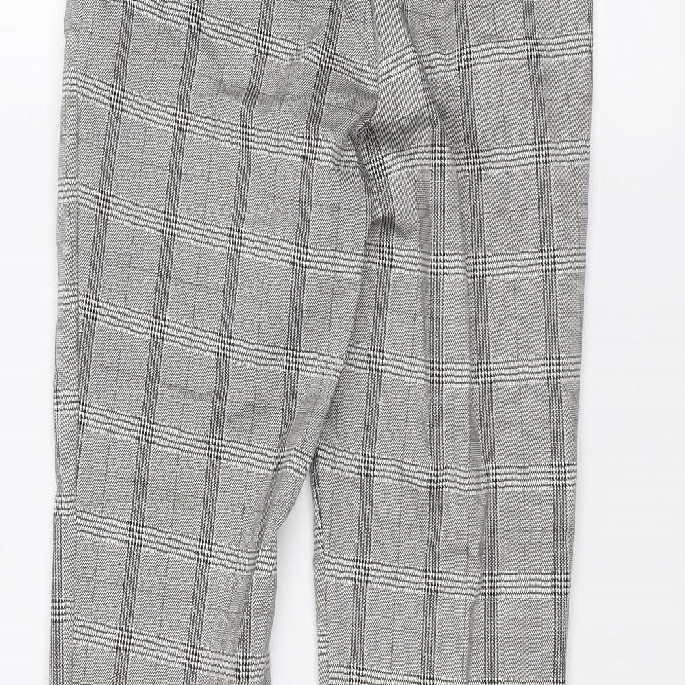 Womens UK Size 6 H&M Regular Fit White Trousers