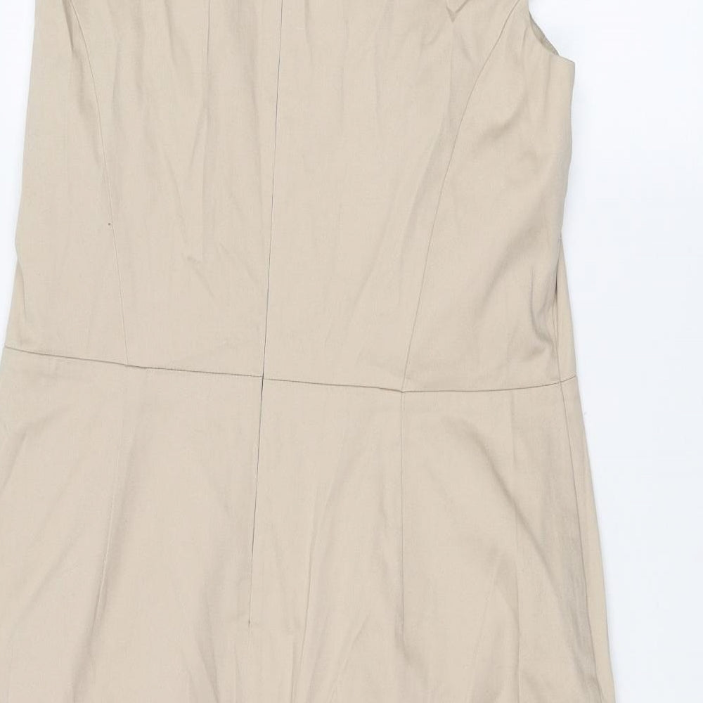 Womens UK Size 16 Savoir Beige Basic T-Shirt