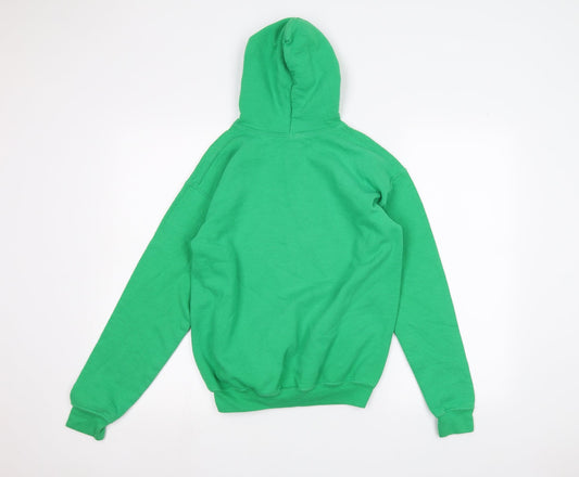 Gilden Girls Green Pullover Hoodie Size 12 Years