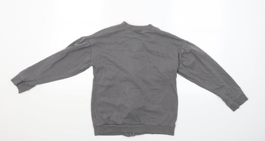 George Girls Grey Full Zip Jumper Size 12-13 Years