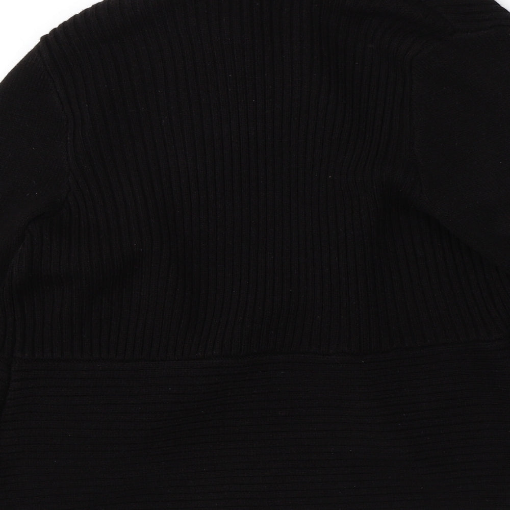 Womens UK Size L H&M Black Cardigan Jumper