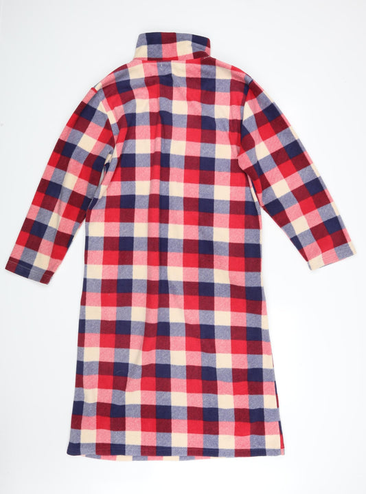 Slenderella Womens Multicoloured Check Pullover Jumper Size M