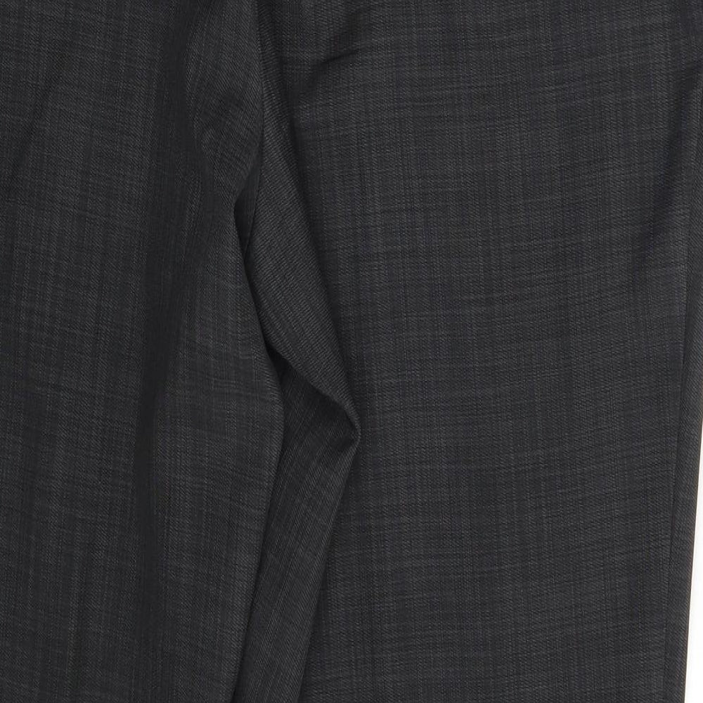 Classic Womens Grey Dress Pants Trousers Size 18 L27 in