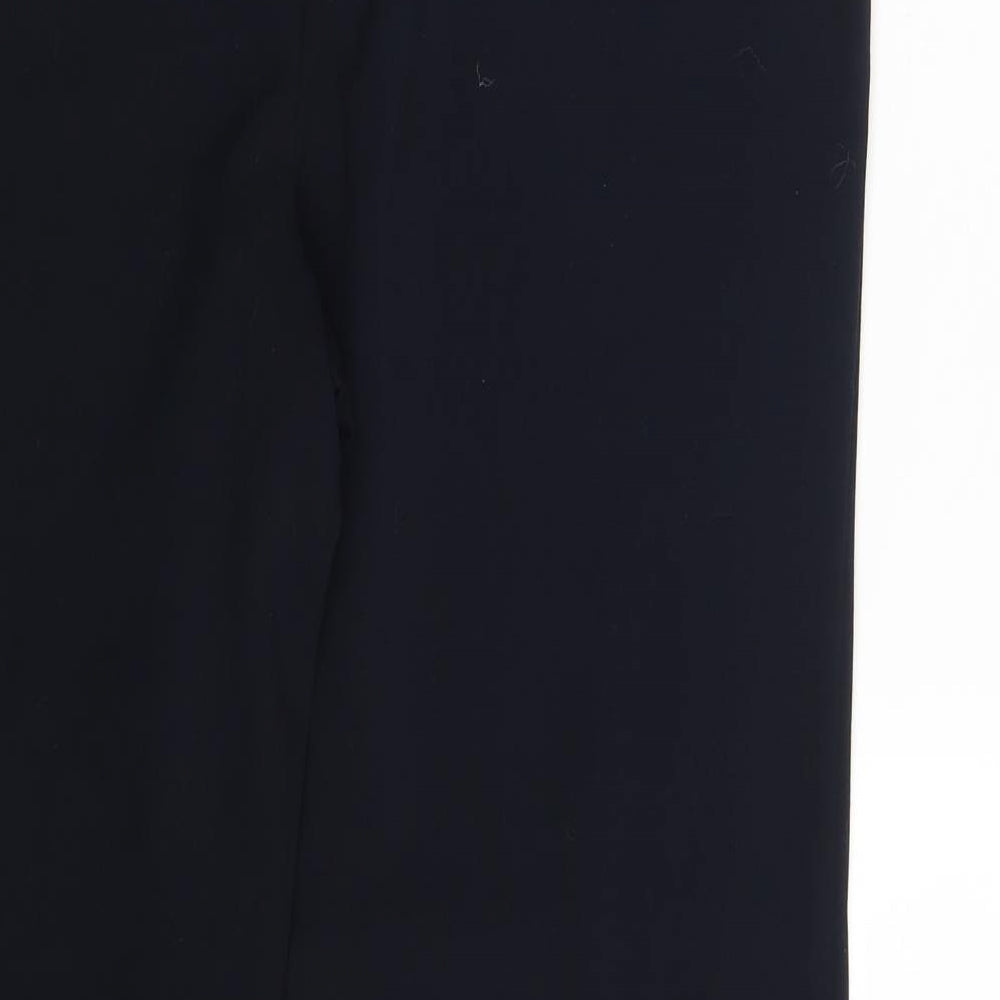 Womens UK Size 14 Isle Regular Fit Dress Pants Blue Trousers