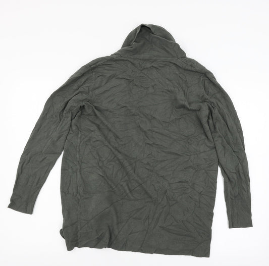 Primark Womens Green Knit Cardigan Jumper Size 10