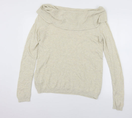 Dorothy Perkins Womens Ivory Knit Pullover Jumper Size 14