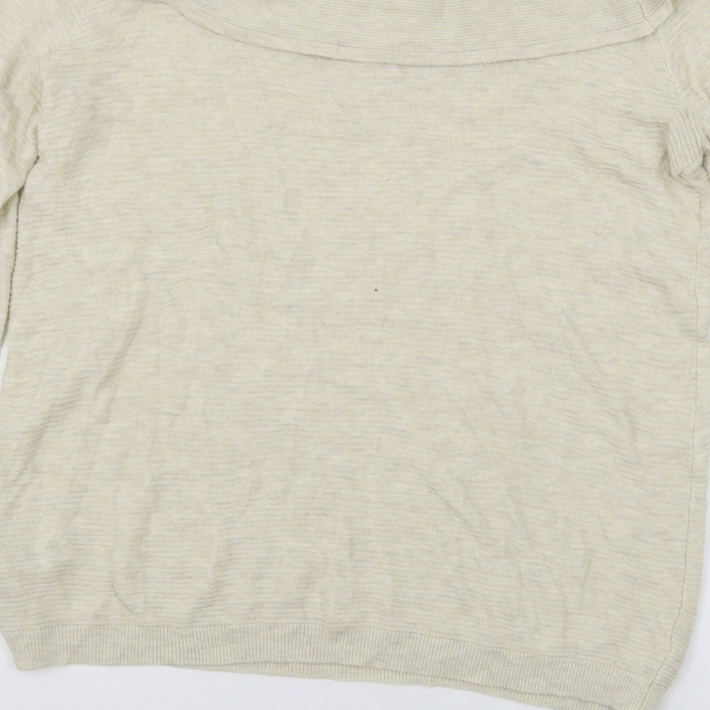 Dorothy Perkins Womens Ivory Knit Pullover Jumper Size 14