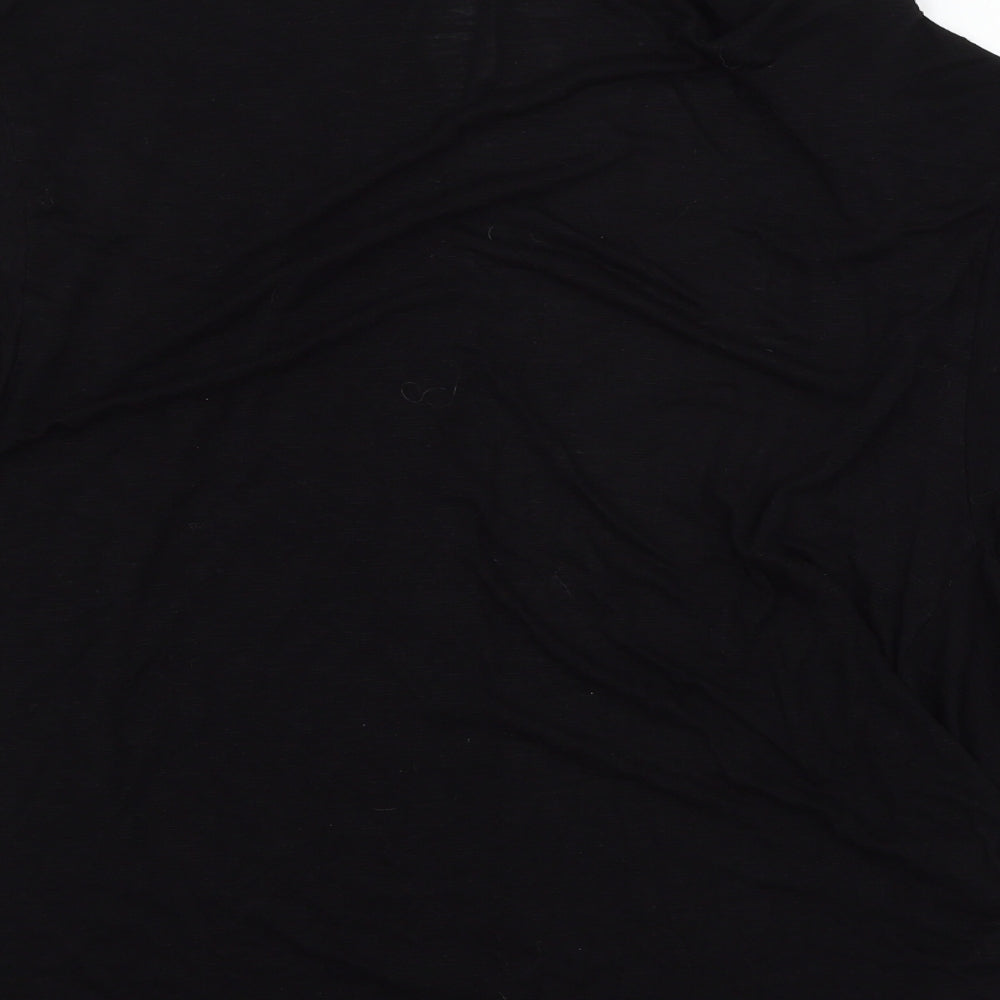 Womens UK Size 10 F&F Black Cardigan Jumper