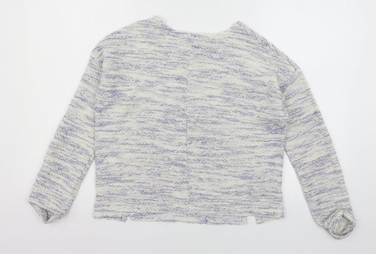 Womens UK Size M New Look Blue Pullover Jumper