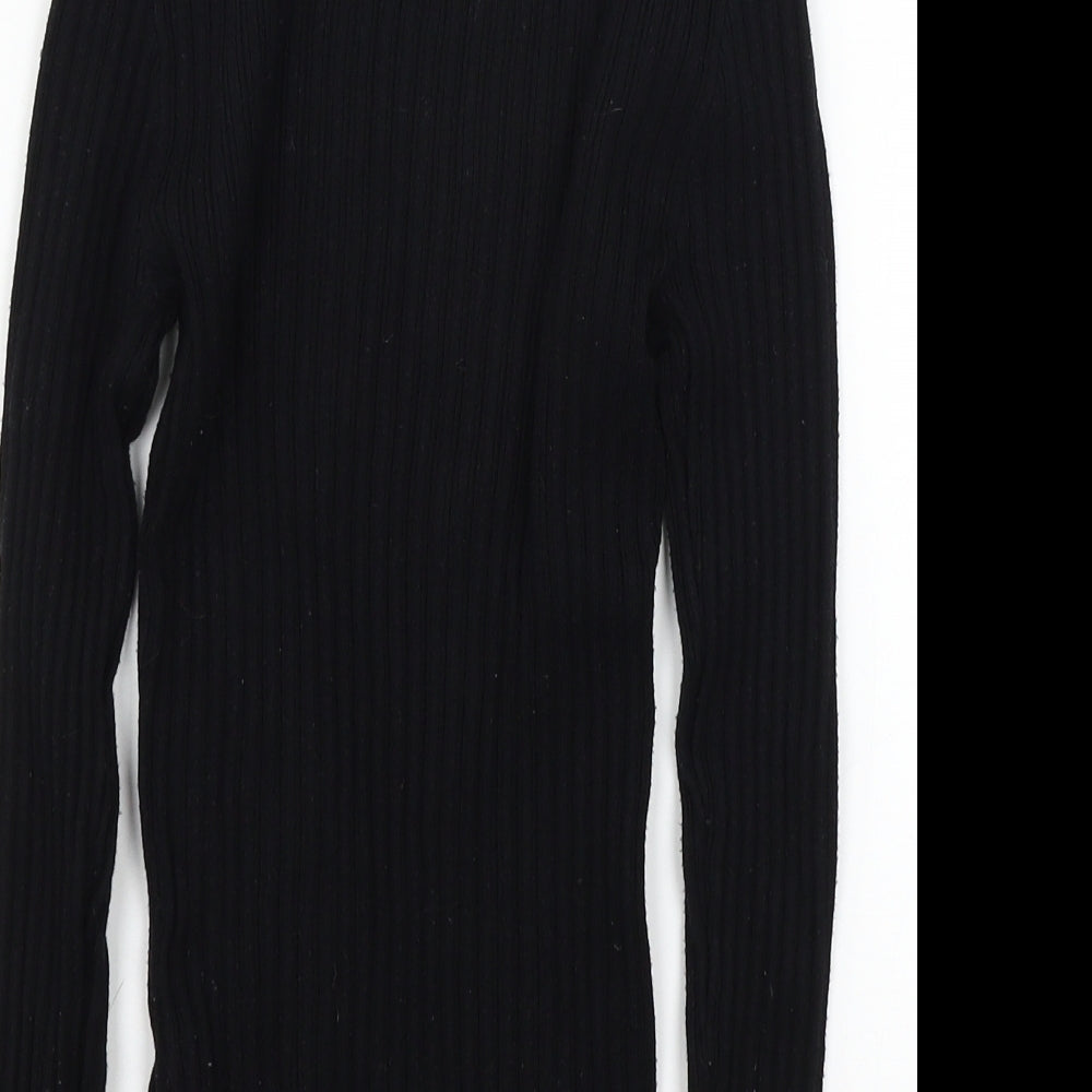Primark Womens Black Knit Pullover Jumper Size 6