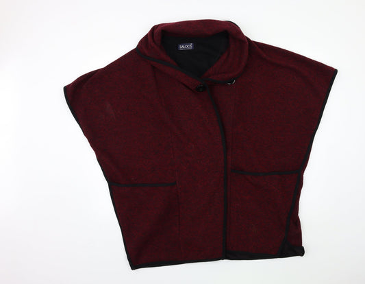 Womens UK Size M Saloos Red Cardigan Jumper