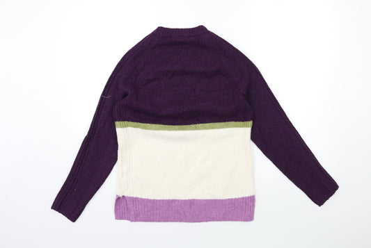Womens UK Size XS Marks and Spencer Purple Pullover Jumper