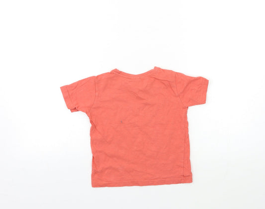 urban rascals Baby Orange Basic T-Shirt Size 24 Months