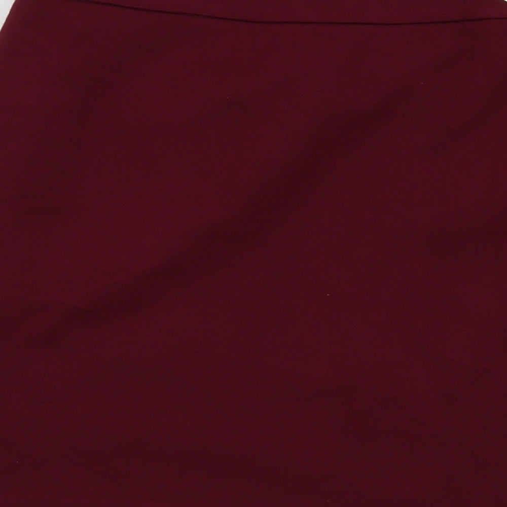 M&S Womens Purple A-Line Skirt Size 12