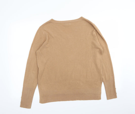 Primark Womens Beige Pullover Jumper Size 10