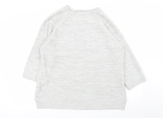 BHS Womens Grey Pullover Jumper Size 18