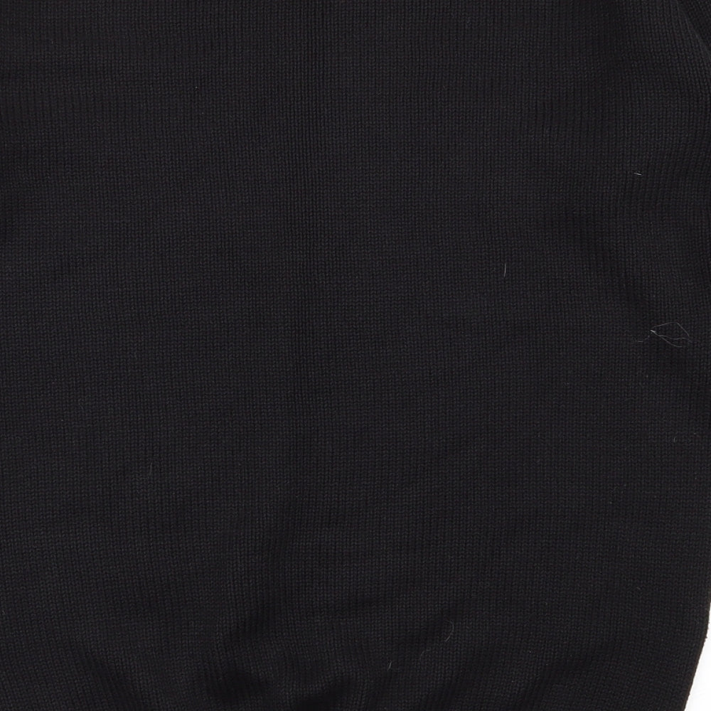 Womens UK Size 8 M&S Black Pullover Jumper
