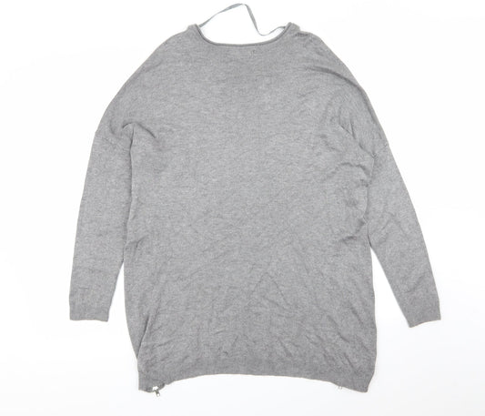 Primark Womens Grey Pullover Jumper Size 14