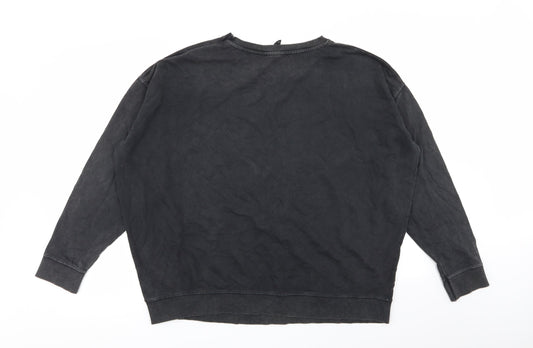 Womens UK Size M New Look Grey Pullover Jumper